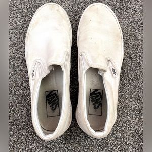 White Vans (needs cleaning- easy to clean)